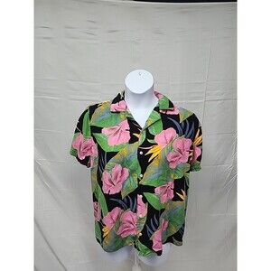 Original Use Colorful Hawaiian Button Front Shirt Mens  Aloha beach SZ XL